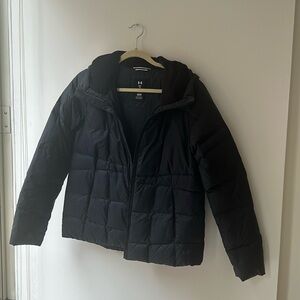 Under armour cold gear hooded puffer